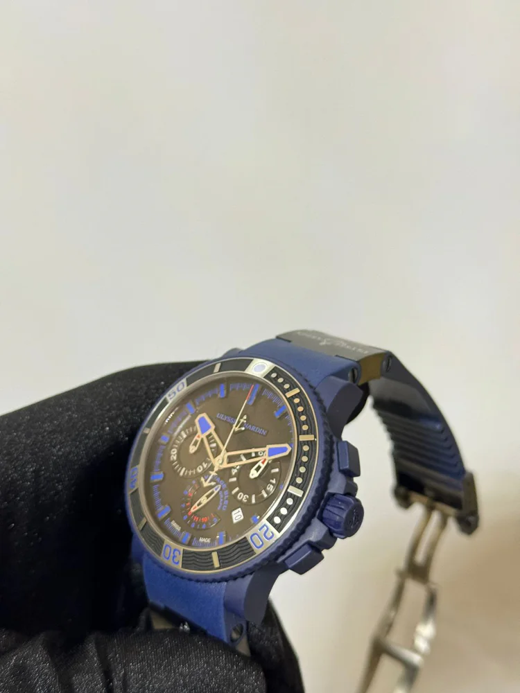 Ulysse Nardin Maxi Marine Diver Voyage Bleu Chronograph
